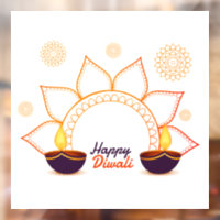 Diwali Window Cling