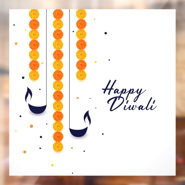 Diwali Window Cling (Sheet 2)