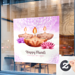 Diwali Window Cling