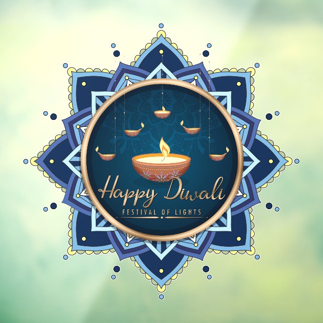 Diwali Window Cling (Sheet 3)