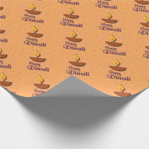 Diwali with Diya Wrapping Paper