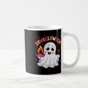 Diwalloween Diwali Halloween Fun Boo Ghost Lantern Coffee Mug