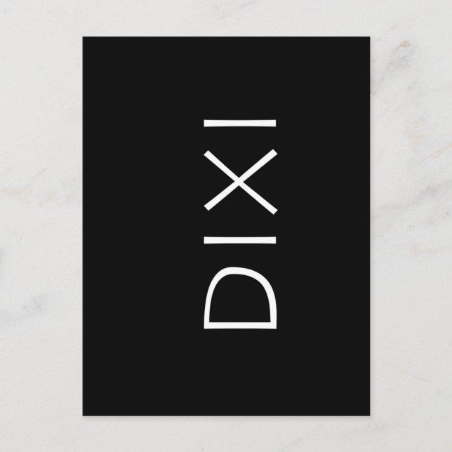 Dixi Postcard (Front)