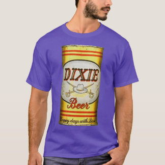 Dixie Beer Can Funny T T-Shirt