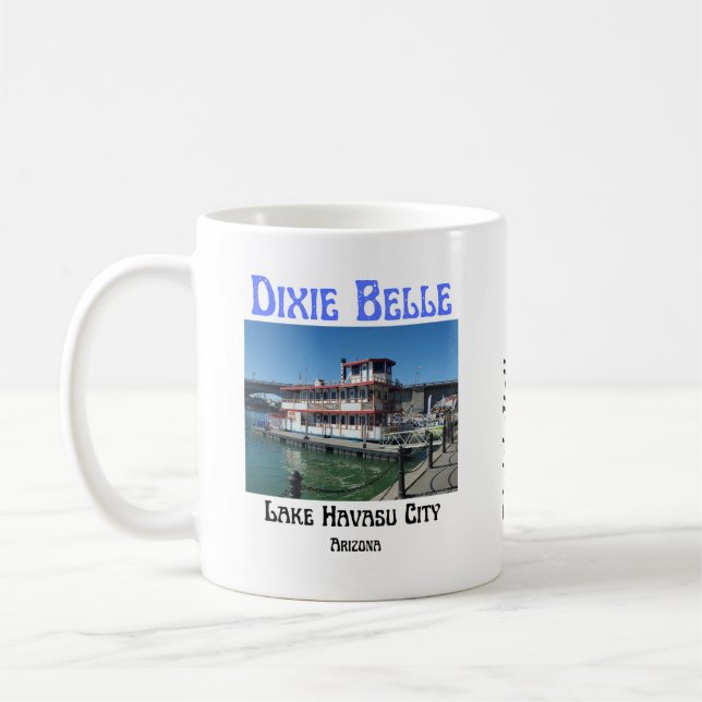 Dixie Belle Paddle Boat Coffee Mug (Left)