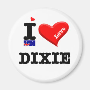 DIXIE - I Love Magnet