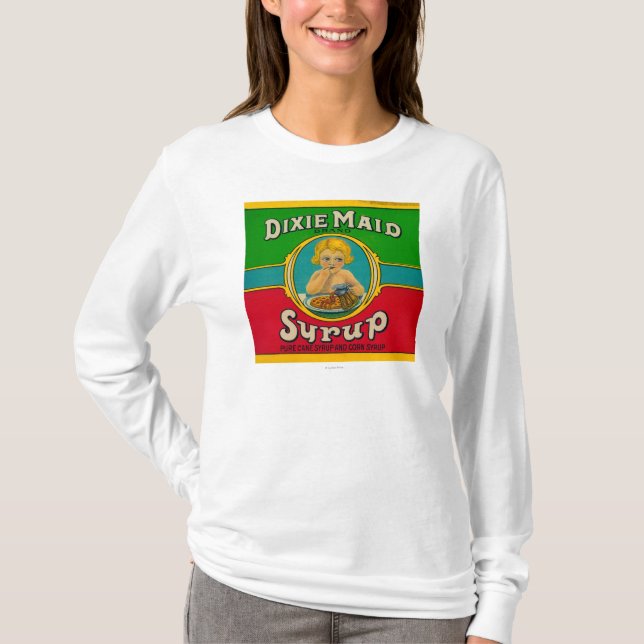 Dixie Maid Syrup LabelCairo, GA T-Shirt (Front)