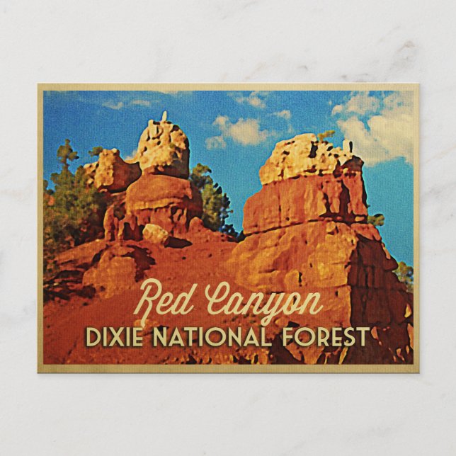 Dixie National Forest Postcard (Front)