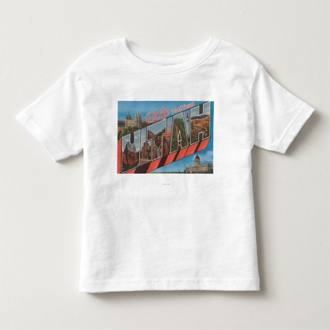 Dixie National Forest, Utah - Large Letter Toddler T-Shirt (Front)