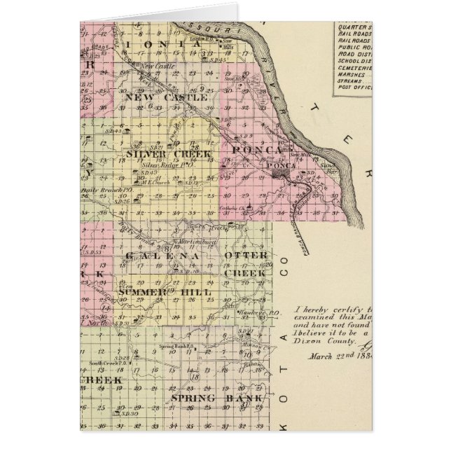 Dixon County, Nebraska (Front)