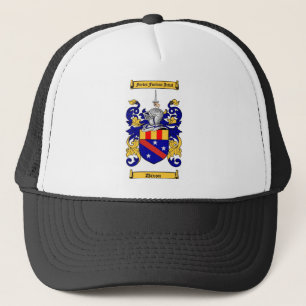 DIXON FAMILY CREST -  DIXON COAT OF ARMS TRUCKER HAT