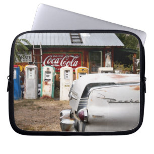 Dixon, New Mexico, United States. Vintage car Laptop Sleeve