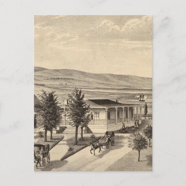 Dixon residence postcard (Front)