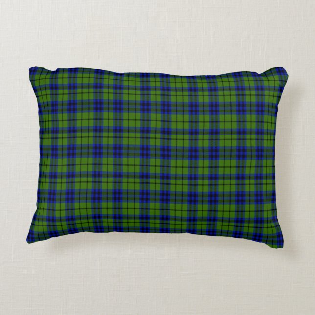Dixon Scottish Tartan Pillow (Back)