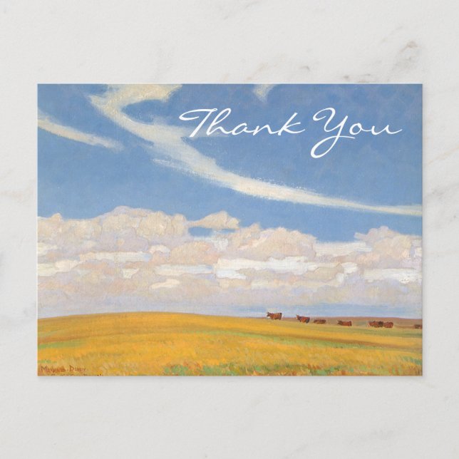 Dixon's Prairie After Storm Postcard (Front)