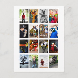 DIY 16 Photo Frame Memory Keepsake Template