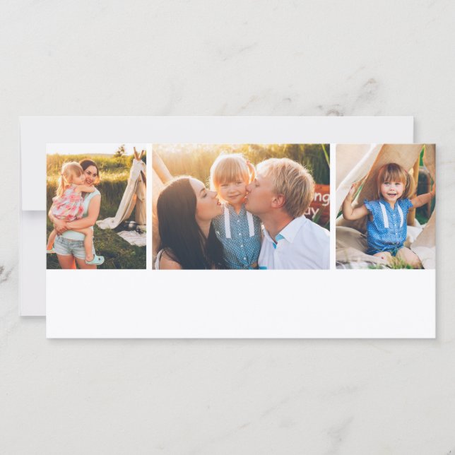 DIY 3 Photo Collage Template (Front)