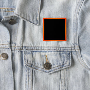 DIY Add Image Text Or Logo To Design Own Pinback 15 Cm Square Badge