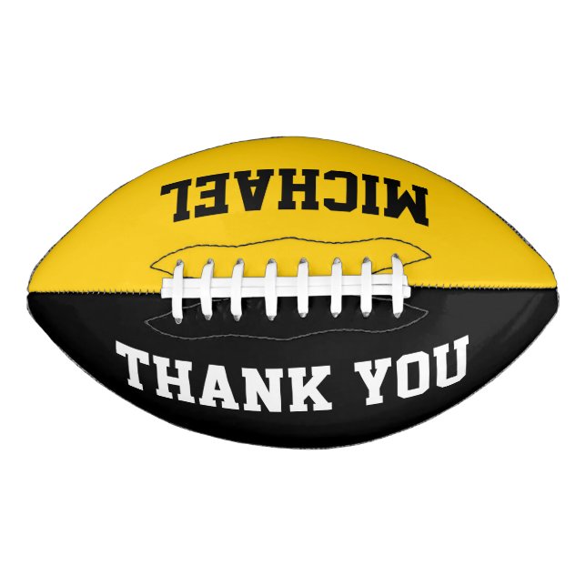 DIY - Add your only Words & Background Colours Football (Front)