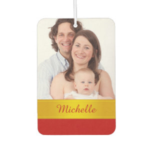 DIY - Add your own photo, name and ideas Car Air Freshener