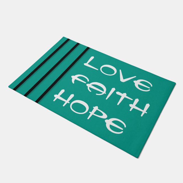 DIY - Add your own sign, background and text Doormat (Angled)