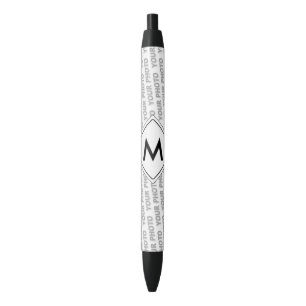 DIY - Add your own sign, photo and text Black Ink Pen