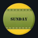 DIY - Add your own text or sign: example weekday Magnet<br><div class="desc">Funny and pretty Ideas by EDDA Froehlich / EDDArt | It's easily customised for your occasion by adding your own photos, symbols, backgrounds, text details, font style, font size & colour. | For other ideas, designs & products feel free to contact me: contact@eddart.de or look here: www.zazzle.com/eddartshop* and here: www.zazzle.de/eddartiful*...</div>