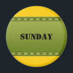 DIY - Add your own text or sign: example weekday Magnet<br><div class="desc">Funny and pretty Ideas by EDDA Froehlich / EDDArt | It's easily customised for your occasion by adding your own photos, symbols, backgrounds, text details, font style, font size & colour. | For other ideas, designs & products feel free to contact me: contact@eddart.de or look here: www.zazzle.com/eddartshop* and here: www.zazzle.de/eddartiful*...</div>