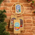 DIY Advent Calendar - Confy Christmas<br><div class="desc">24 self-adhesive stickers (with a number from 1 to 24) to close your pockets and boxes to be filled with little surprises of your own,  including 1 personalised sticker with the name of the person who opens the little gifts every day to wait until Christmas.</div>