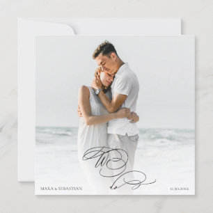 *~* DIY AR6 Couple PHOTO  RSVP QR Wedding  Invitation