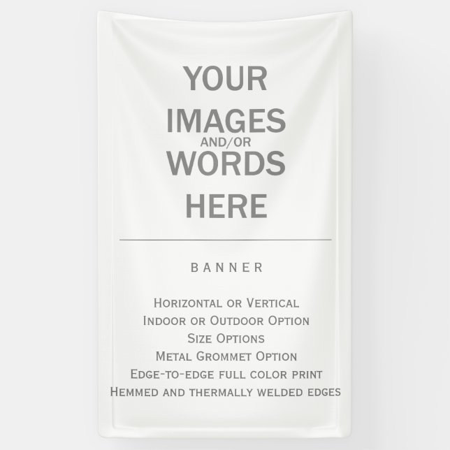 DIY - BANNER (Vertical)