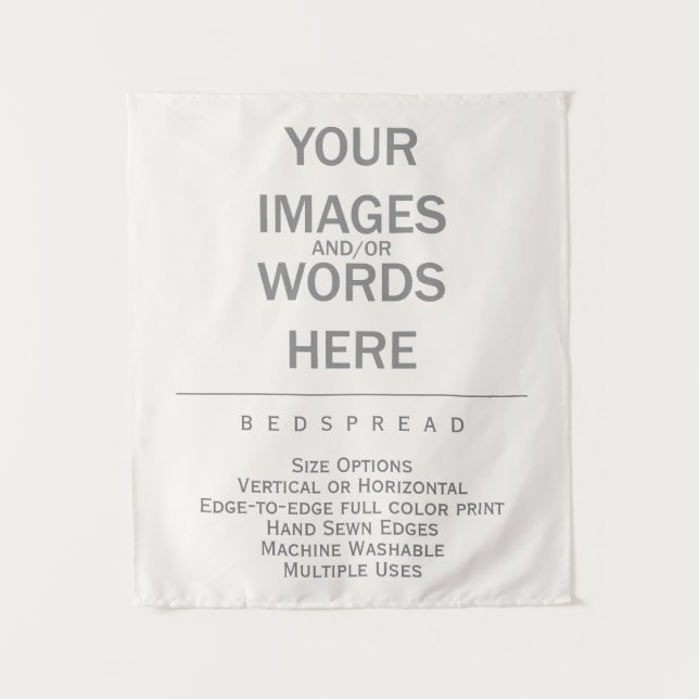 DIY - Bedspread 34" x 40" / Tapestry (Front)