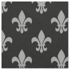DIY BG Colour, Dk Grey Fleur De Lis Sz6 Black