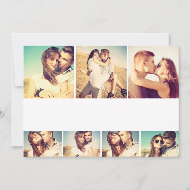 DIY Blank 5x7 7-Photo Collage Template (Front)