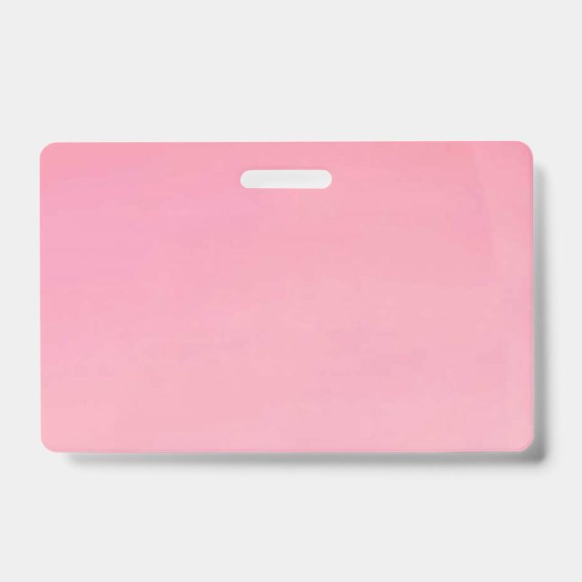 DIY Blank Template ADD Text Photo Image ID Badge (Front)