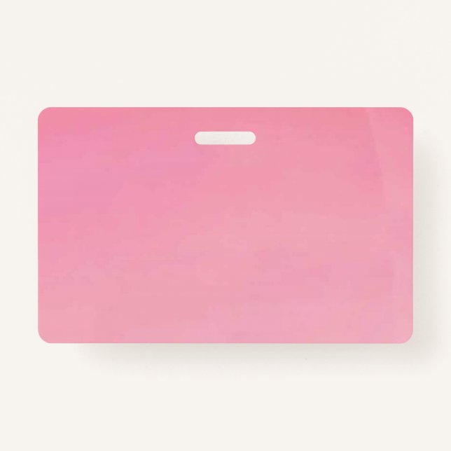 DIY Blank Template ADD Text Photo Image ID Badge (Front)