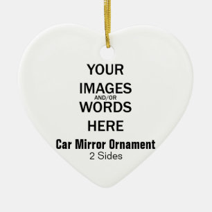 DIY - Car Mirror Ornament (2 Sides)
