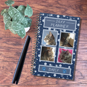 DIY Cat Photo Collage Personalised Planner