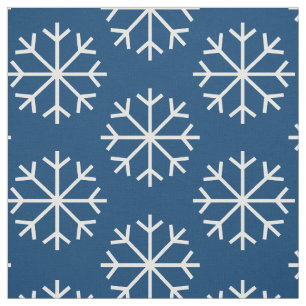 DIY Christmas decor snowflake pattern fabric