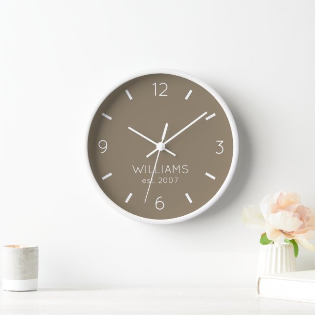 DIY Clock | Custom Colour, Name, Text (Home)