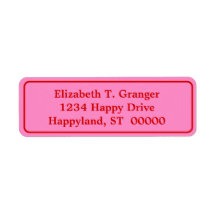 DIY Colors Framed Pink #3 Red