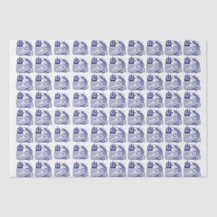 DIY Colors Sultry Mermaid Siren Schooner Ship Blue Tissue Paper