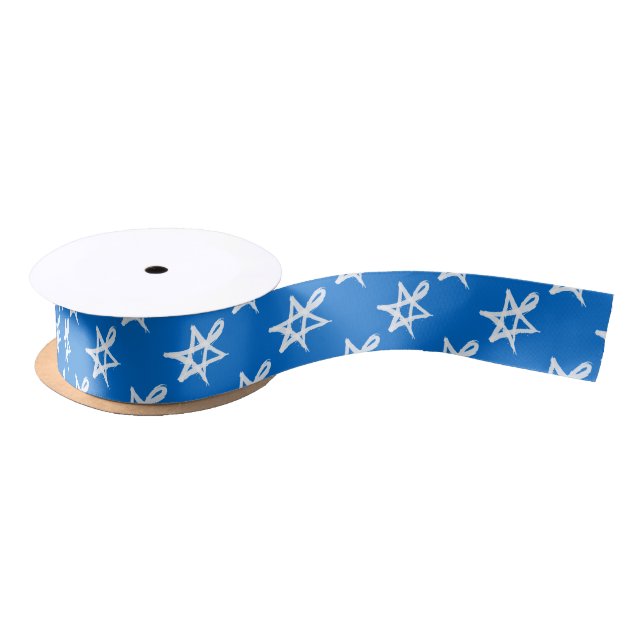 DIY Colour/Adjustable Star of David Pattern Satin Ribbon (Spool)