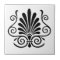DIY Colours Art Deco Arabesque Plume Black on Whit