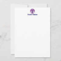 DIY Colours Framed Curly Tree of Life Blue Hot Pin