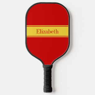 DIY Colours Pineapple Ribbon Red BG S Pickleball P Paddle