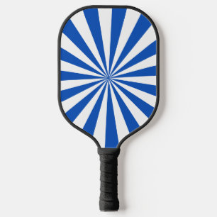 DIY Colours Rays Sunburst Sapphire Blue White S Pickleball Paddle