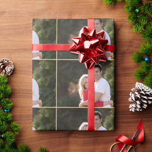 DIY Create Your Own Custom Personalised Photo Text Wrapping Paper