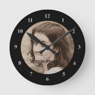 DIY Create Your Own Design Personalised Photo Round Clock