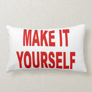 DIY Create Your Own Made in the USA Lumbar Pillow